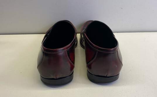 Harrys of London Burgundy Slide Dress Shoe Men 10 image number 4
