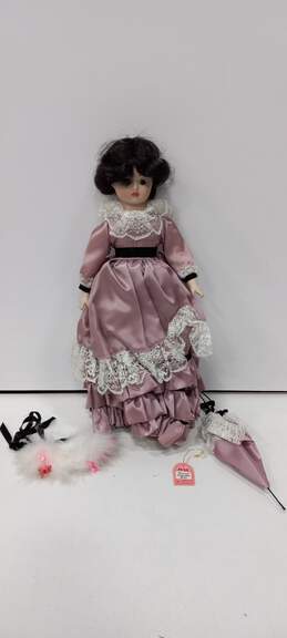 Brinn's Nostalgic Virginia Porcelain Doll w/Box and Accessories
