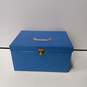 Vintage KC Products Blue Quilted Box image number 1