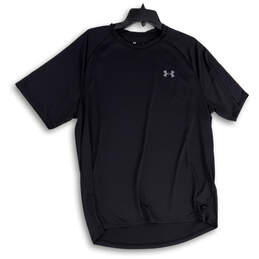 Mens Black Crew Neck Short Sleeve Activewear Pullover T-Shirt Size XL alternative image