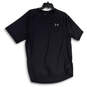 Mens Black Crew Neck Short Sleeve Activewear Pullover T-Shirt Size XL image number 2