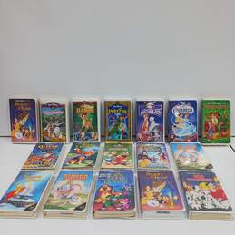 Bundle of 17 Assorted Disney VHS Tapes