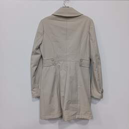 Kenneth Cole Women's Light Gray Trench Coat Size XS alternative image