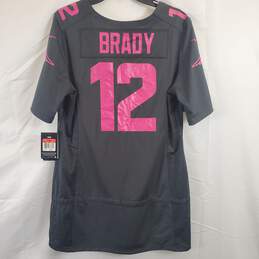 Nike NFL Women Grey #12 Brady Jersey L NWT alternative image