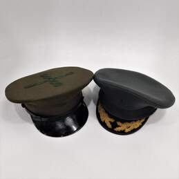 Vintage USMC Marine Corps & US Army Men's Uniform Dress Caps Hats