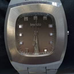 Imado 1970's 21-Jewel 36mm Vintage Automatic Square Smoky Dial Watch 101.0g alternative image