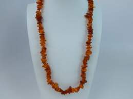 Artisan Chunky Amber Nugget Necklace 49.5g