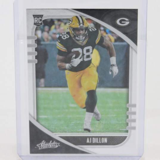 2020 AJ Dillon Panini Absolute Rookie Green Bay Packers image number 1