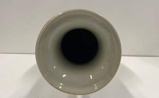 Oriental Ceramic Floor Vase 23.5 Inch Tall Chinoiserie Floor Vase image number 4