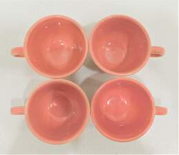 Vintage Fiestaware Rose Pink Teacup & Saucer Lot alternative image