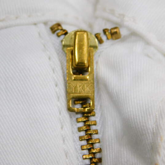 Love Moschino White Capris w/Gold Tone Buttons image number 5