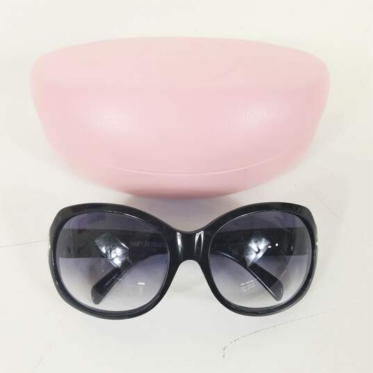 Juicy Couture Black Oversized Round Sunglasses image number 7