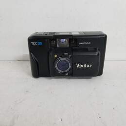 UNTESTED Vintage Vivitar Tec45 35mm DX Film Camera w/ Auto Focus & Flash alternative image