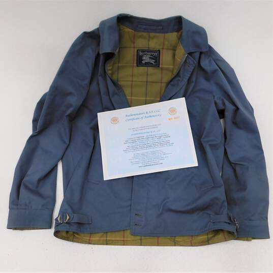 impliceren Vol zijde Buy the Vintage Prorsum 1980s Blue Lightweight Harrington Jacket w COA |  GoodwillFinds