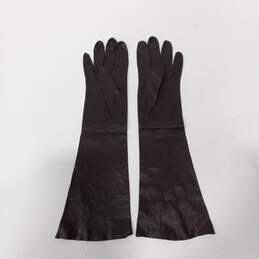 Brown Leather Gloves Women's Size XS