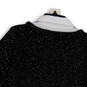 Womens Black White Long Sleeve Collared Layered Pullover Sweater Size M image number 4