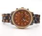 Ladies Michael Kors MK5366 Classic Tortoise Shell Chronograph Quartz Watch 96.0g image number 1
