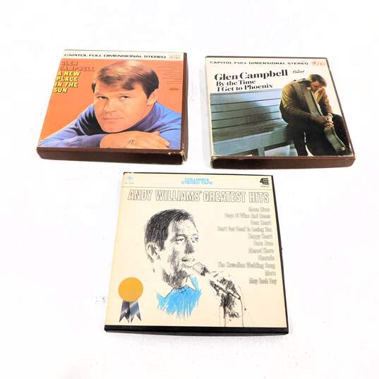 Glenn Campbell & Andy Williams 4 Track Reels Country Pop Music image number 1