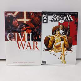Marvel Comic Hardbacks Civil War & The Punisher Max Volume 6