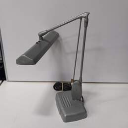 Vintage Dazor Industrial Grey Desk Lamp alternative image