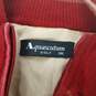 Aquascutum Golf Wool & Silk lining Half Zip Rust Color Pattern Sweater Size SM image number 3