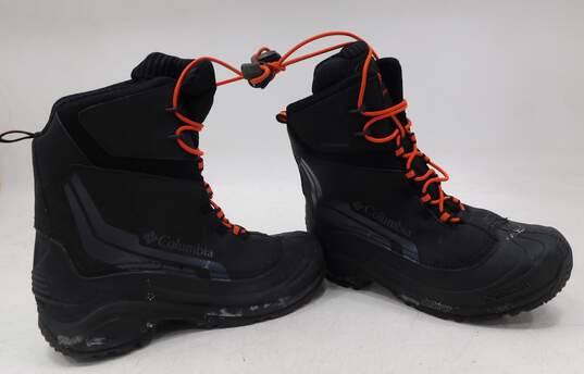 Columbia Bugaboot Snow Boot Size 6 Black and Orange image number 2