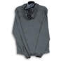 Mens Gray Climawarm Long Sleeve Pockets Graphic Full-Zip Hoodie Size Small image number 2