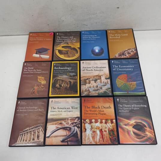 Lot of 12 Assorted 'The Great Courses' DVD Sets image number 1