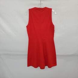 Madewell Red Cotton Sleeveless Shift Dress WM Size M NWT alternative image