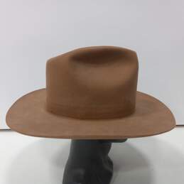 Stetson 3X Beaver Brown Felt Cowboy Hat Size 7 1/4 alternative image