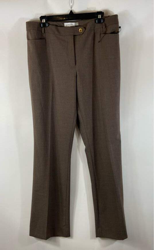 Calvin Klein Brown Pants - Size 12 image number 1