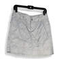 Womens Gray Space Flat Front Zipper Pocket Golf Athletic Skort Size 4 image number 1