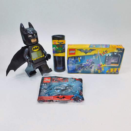 LEGO DC Comics Batman Sealed 70902 30455 W/ To Go Cup & Digital Alarm Clock image number 1