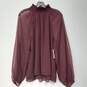 Women's Joie Long Sleeve Smocked Blouse Top Sz XL NWT image number 1