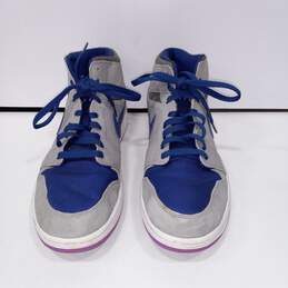 Men's Nike Air Jordan Blue, Silver, & Purple Sneakers Size 13