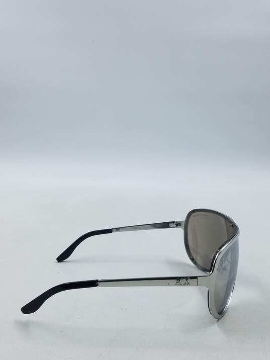 Armani Exchange Silver Shield Sunglasses image number 5