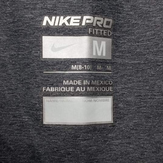 Nike Pro Men's Gray Fitted Tank Top Size M image number 3