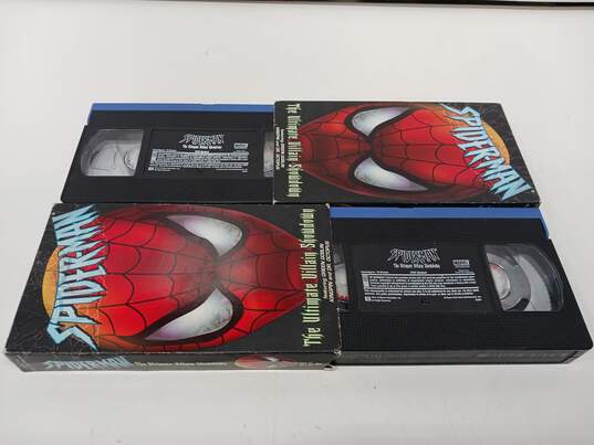 VHS Tapes Marvel Comics Shows Assorted 7pc Lot image number 4