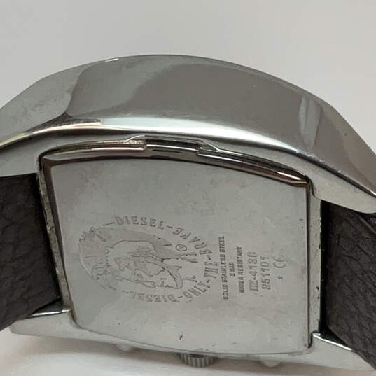 Designer Diesel DZ4138 Brown Strap Stainless Steel Quartz Analog Wristwatch image number 4