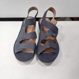 Clarks Reedly Juno Women's Blue Wedge Sandals Size 7