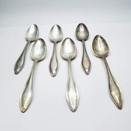 Uabranded Sterling Silver 6in Vintage Spoon Bundle 6pcs 127.4g