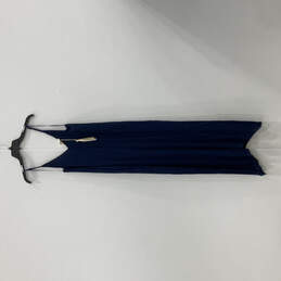 NWT Womens Blue Weekend Mila V-Neck Spaghetti Strap Maxi Dress Size S/M