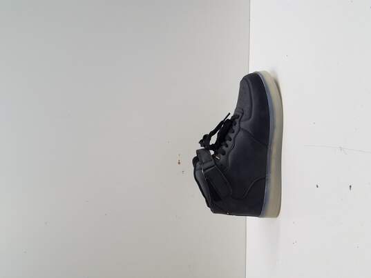 Fashion QLED Black Hi Top Sneakers Size 6.5 image number 1