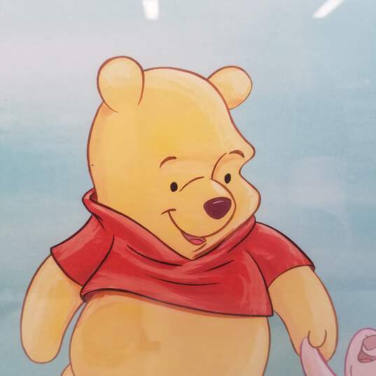 Framed and Matted Winnie The Pooh Print Art - Resident of 100 Acre Wood Series image number 2