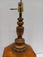 Vintage Amber Glass Lamp image number 2