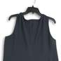 Jones New York Womens Gray Round Neck Sleeveless Back Zip Tank Dress Size 16 image number 4