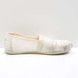 TOMS Women's Alpargata White Embroidered Slip On Shoes Size 8.5 alternative image