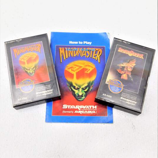 Atari 2600 Cassette Games Dragonstomper & Escape From The Mindmaster image number 1