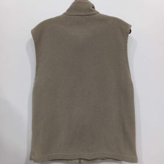 Columbia Men's Taupe Fleece Vest Size S image number 2