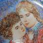 Vintage Edna Hibel-Erica And Jamie Mothers Day Knowles Plate image number 5